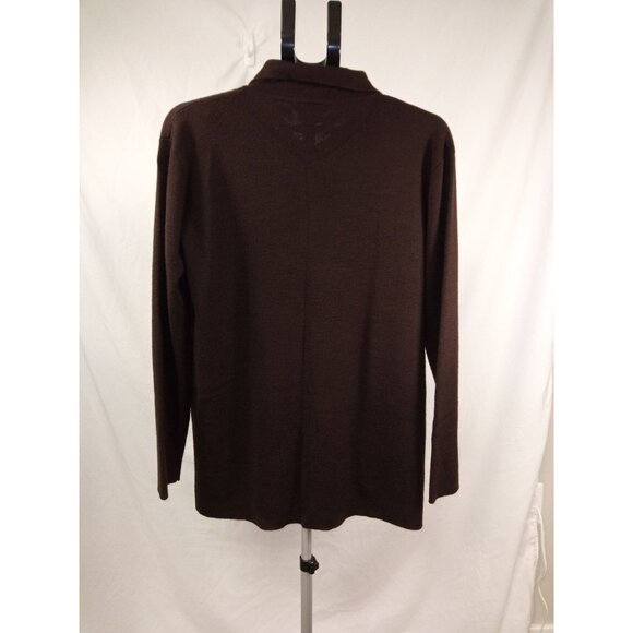 Hilliard & Hanson Women's Brown Cardigan Sweater Size Medium - Picture 4 of 6